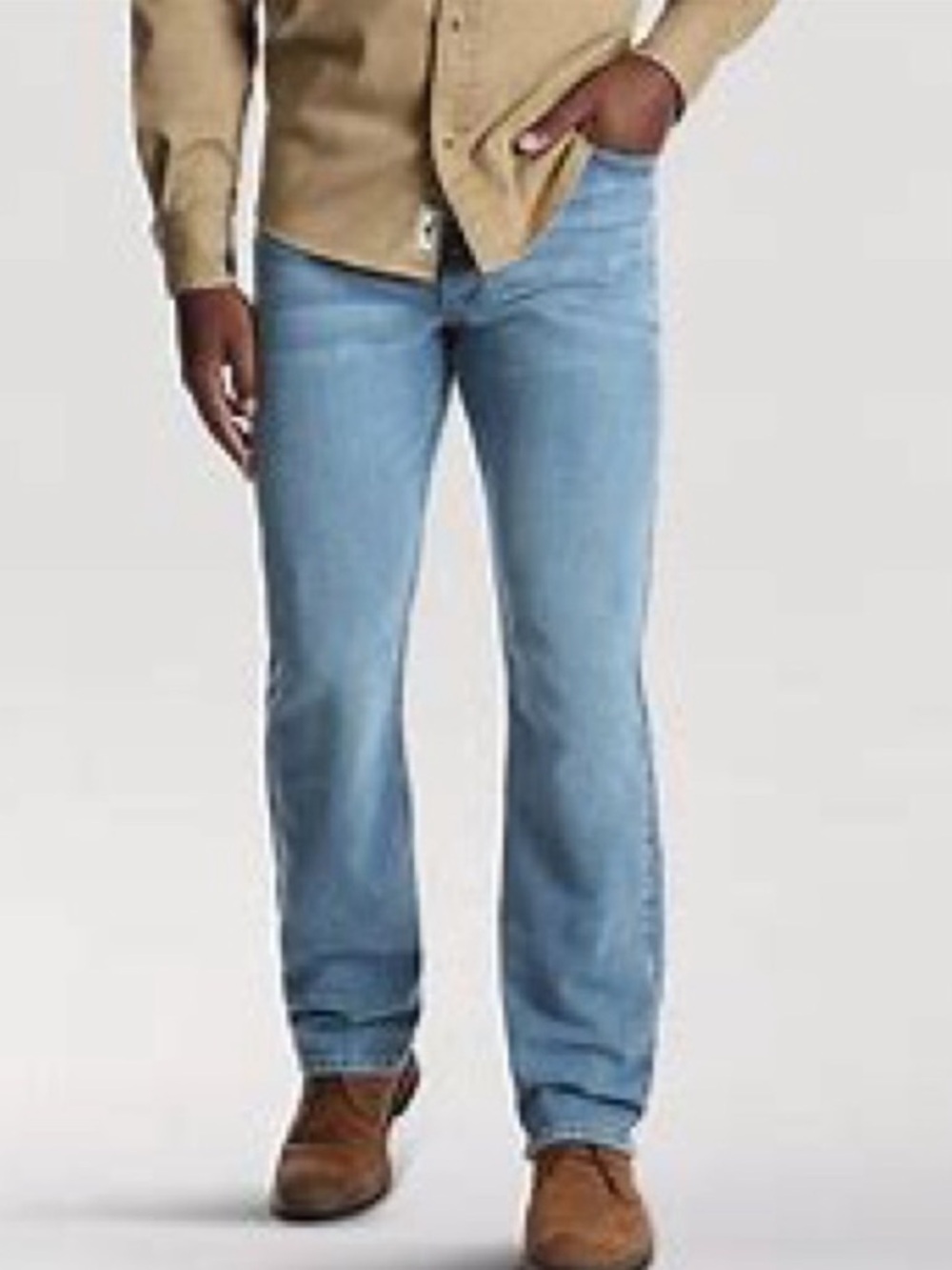 WRANGLER FIVE STAR PREMIUM DENIM REGULAR FIT JEAN - light wash NWT